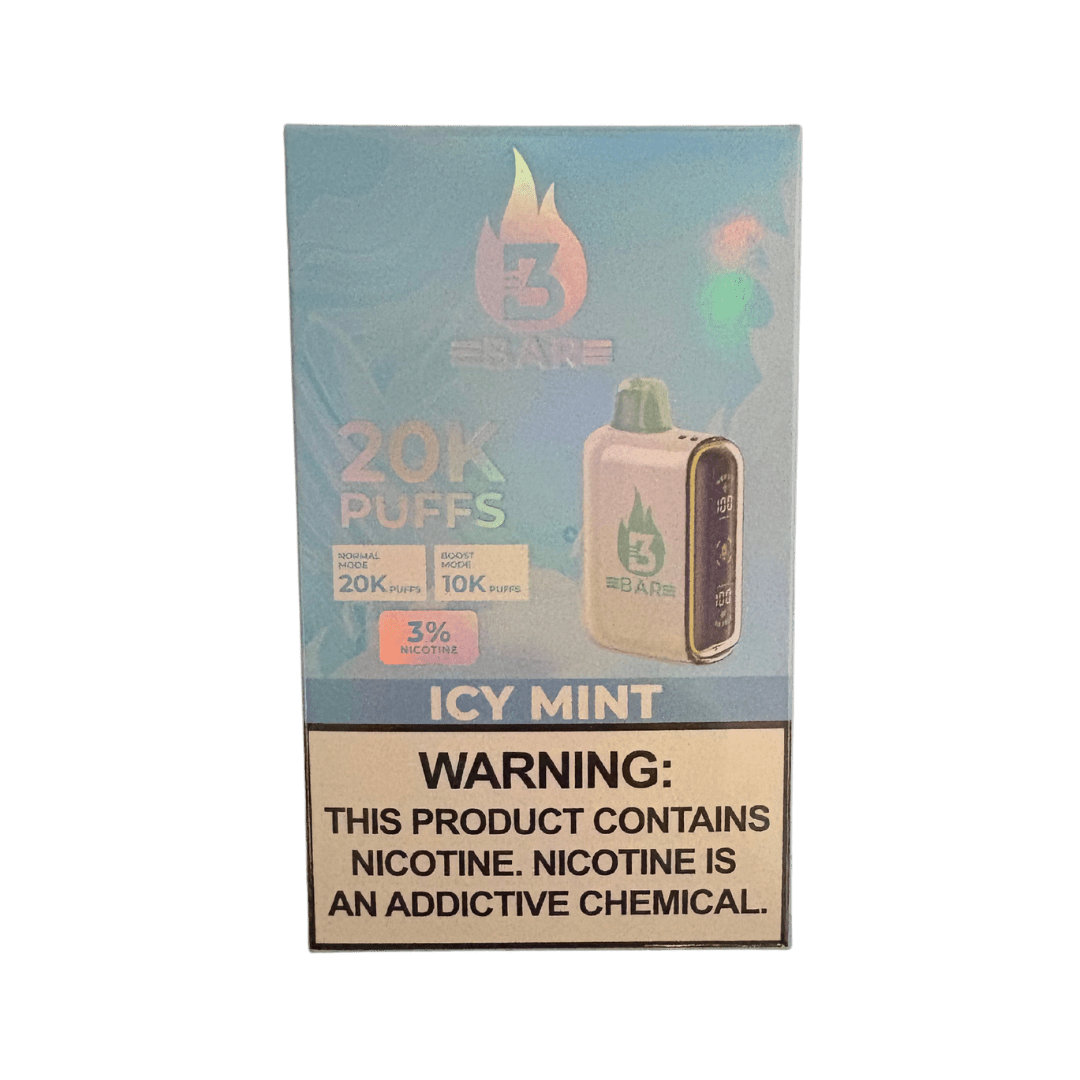 3 Bar 20k 3% Rechargeable Disposable 3 Bar Disposables Icy Mint / 20000+ / 3% (30mg)