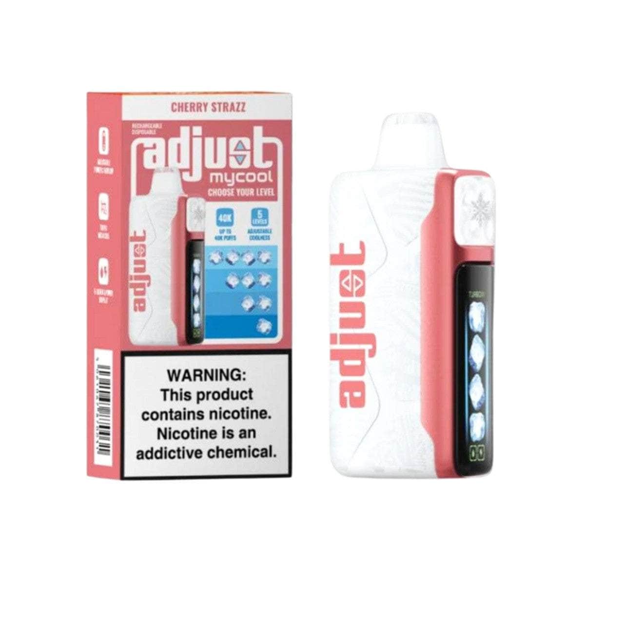 Adjust MyCool 40k 5% by Lost Mary Disposables Cherry Strazz / 40000+ / 5% (50mg)