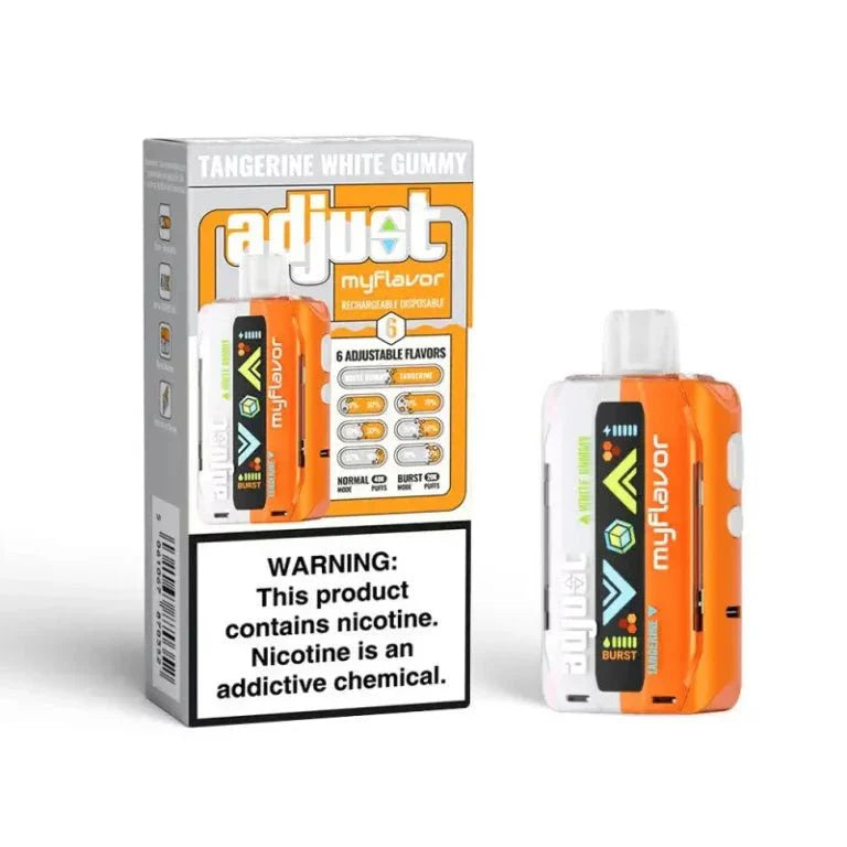 Adjust MyFlavor 40k 5% by Lost Mary Disposables Tangerine White Gummy / 40000+ / 5% (50mg)