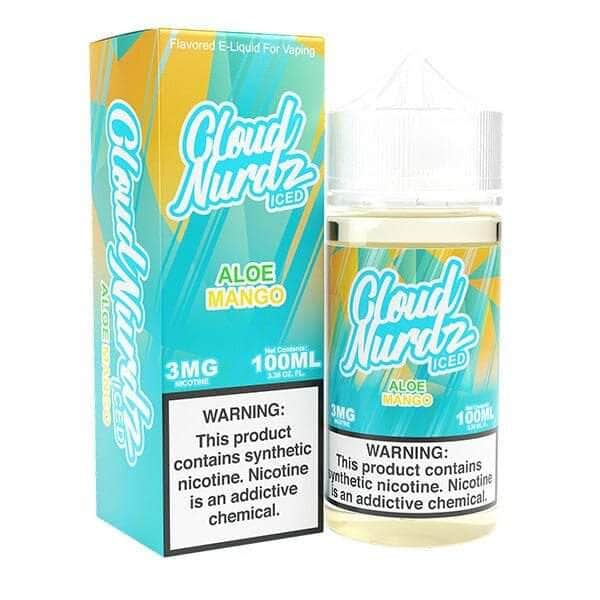 Cloud Nurdz Iced 100mL Cloud Nurdz E-Juice Iced Aloe Mango / 3mg / 100mL