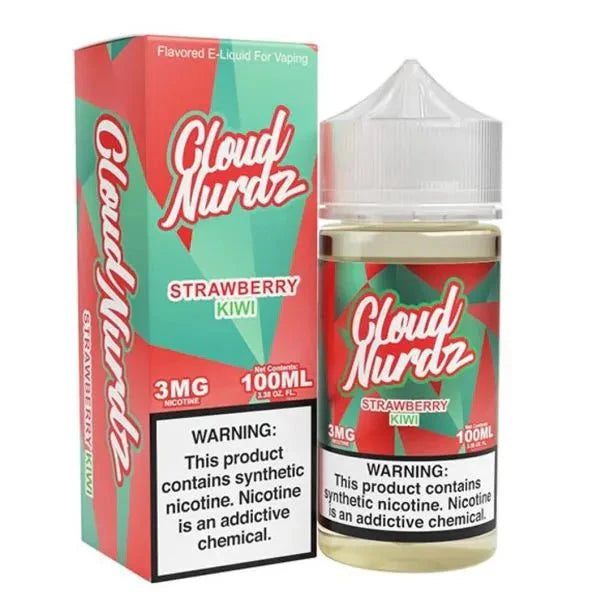 Cloud Nurdz 100mL Cloud Nurdz E-Juice Strawberry Kiwi / 3mg / 100mL