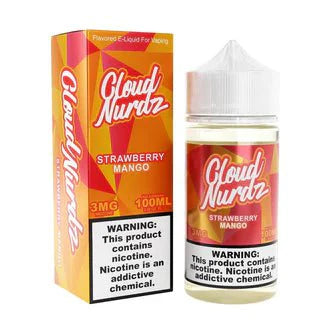 Cloud Nurdz 100mL Cloud Nurdz E-Juice Strawberry Mango / 3mg / 100mL