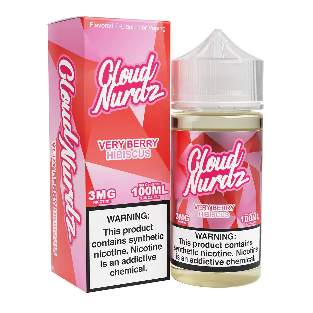 Cloud Nurdz 100mL Cloud Nurdz E-Juice Very Berry Hibiscus / 3mg / 100mL