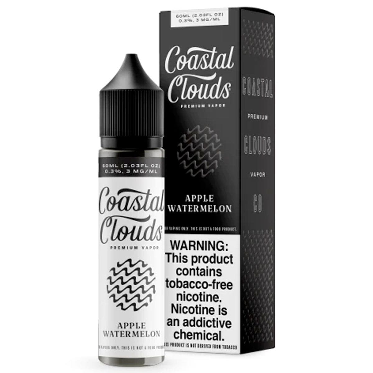 Coastal Clouds fruits 60mL Coastal Clouds E-Juice Apple Watermelon Coastal Clouds / 0mg / 60mL