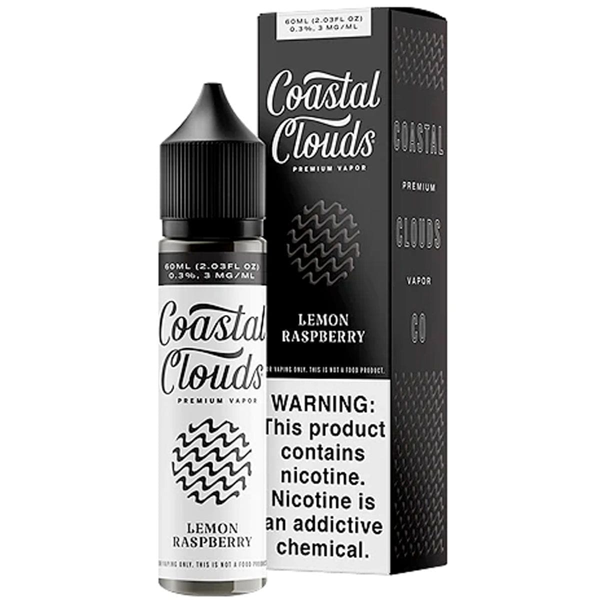 Coastal Clouds fruits 60mL Coastal Clouds E-Juice Lemon Raspberry Coastal Clouds / 3mg / 60mL