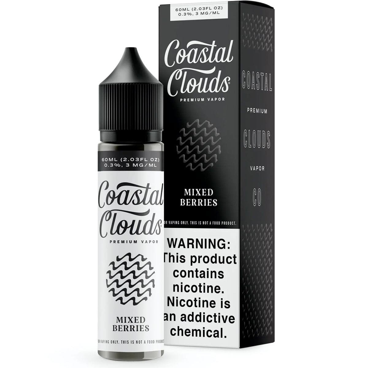 Coastal Clouds fruits 60mL Coastal Clouds E-Juice Mixed Berries Coastal Clouds / 3mg / 60mL
