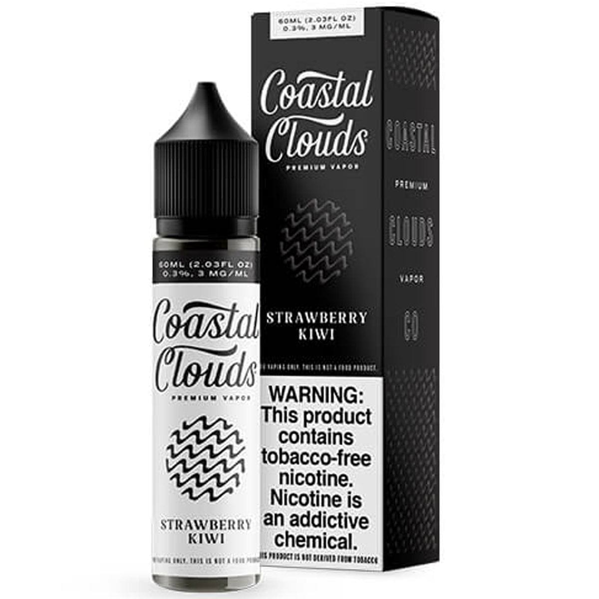 Coastal Clouds fruits 60mL Coastal Clouds E-Juice Strawberry Kiwi / 3mg / 60mL
