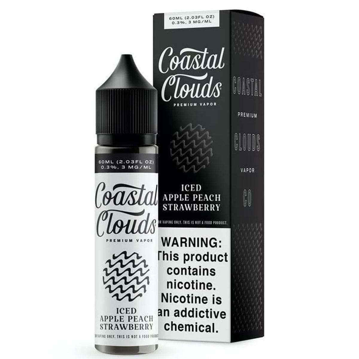 Coastal Clouds ICE 60mL Coastal Clouds E-Juice Iced Apple Peach Strawberry / 3mg / 60mL