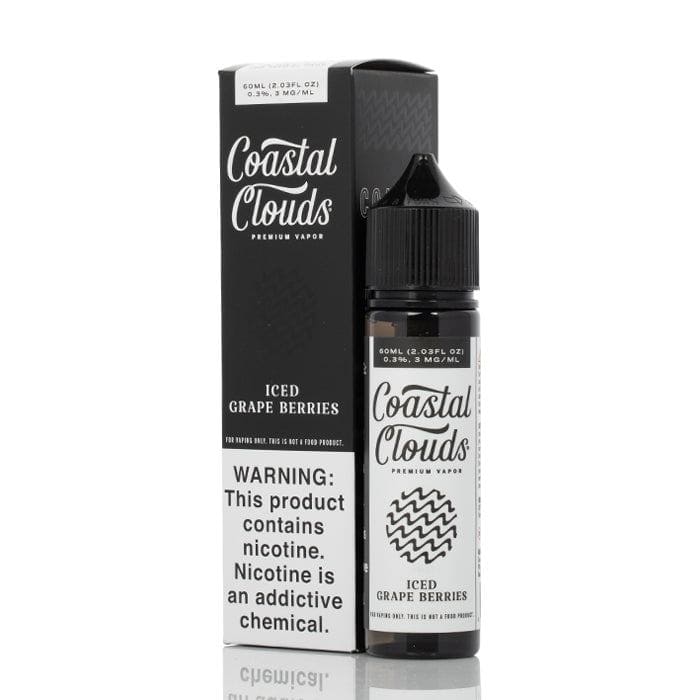 Coastal Clouds ICE 60mL Coastal Clouds E-Juice Iced Grape Berries / 3mg / 60mL