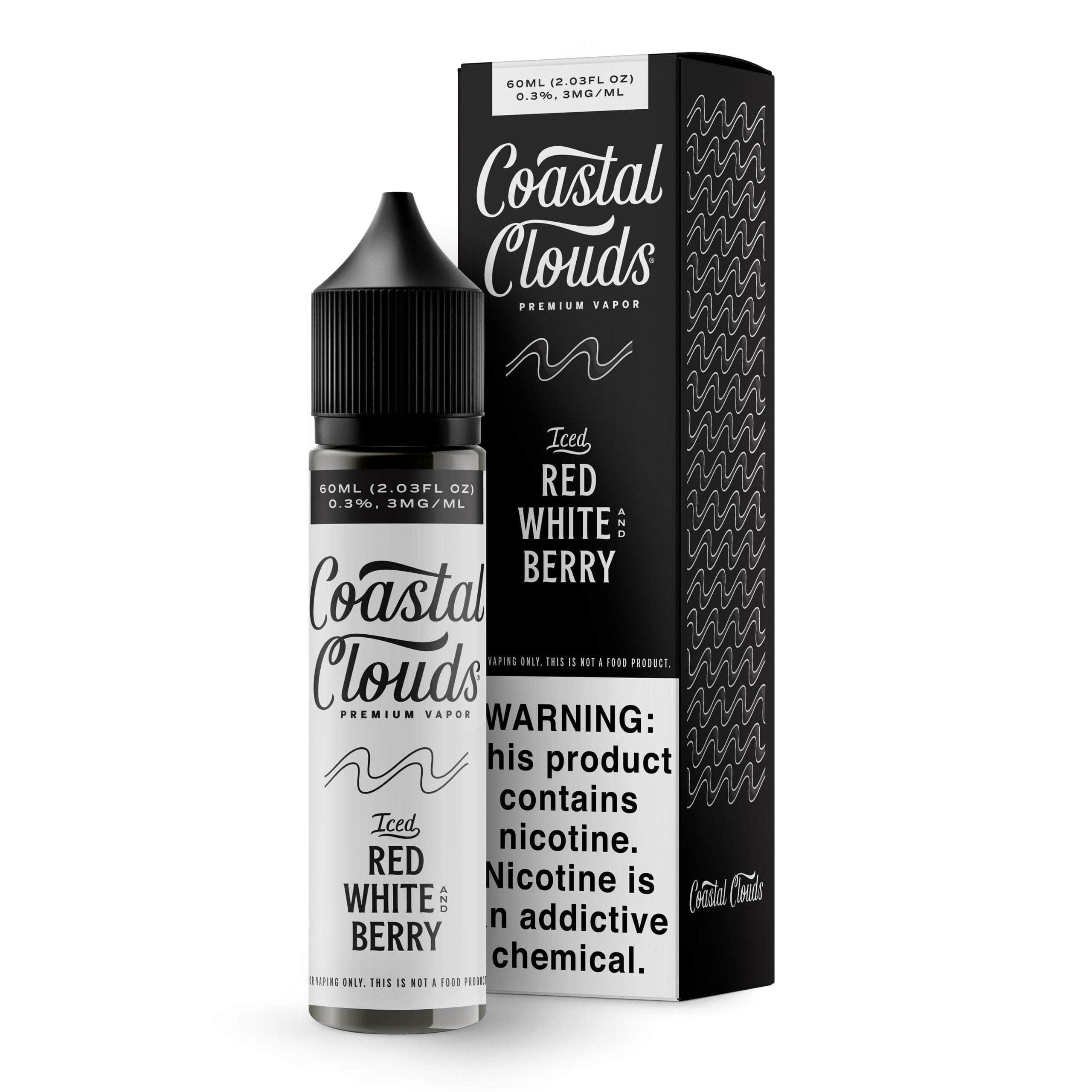 Coastal Clouds ICE 60mL Coastal Clouds E-Juice Iced Red White and Berry / 0mg / 60mL