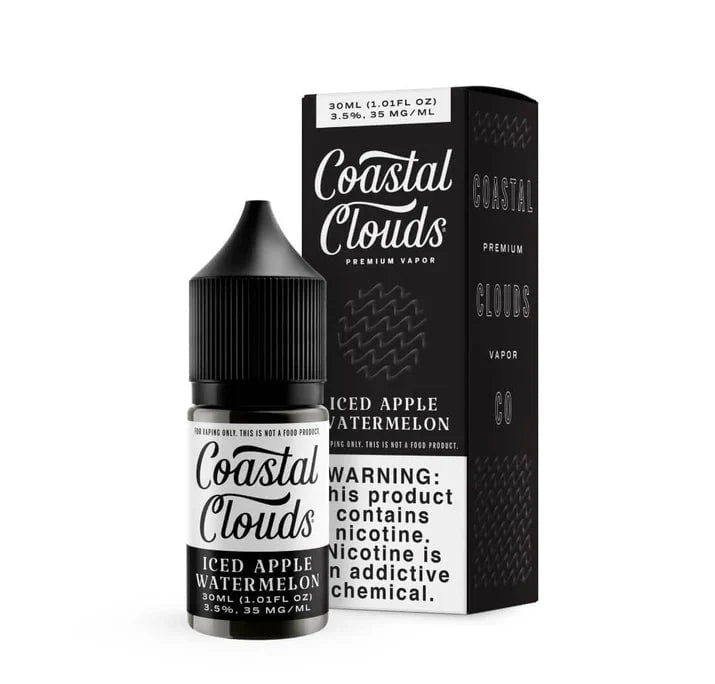 Coastal Clouds Salts 30mL Coastal Clouds Nic Salt Juice Iced Apple Watermelon / 35mg & 50mg / 30mL