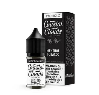 Coastal Clouds Salts 30mL Coastal Clouds Nicotine Salt Juice Menthol Tobacco / 35mg