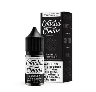 Coastal Clouds Salts 30mL Coastal Clouds Nic Salt Juice Vanilla Custard / 35mg & 50mg / 30mL