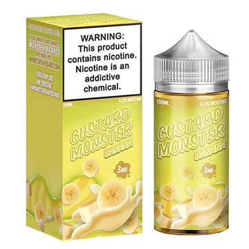Custard Monster 100mL Monster Labs E-Juice Banana / 3mg / 100mL