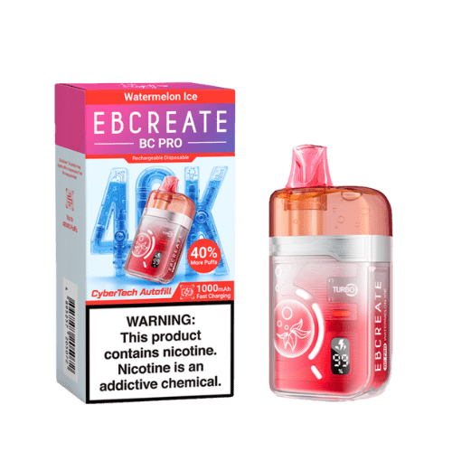 EBCreate BC Pro 40k 5% Rechargeable Disposable EBCreate Disposables Watermelon Ice / 40000+ / 5% (50mg)