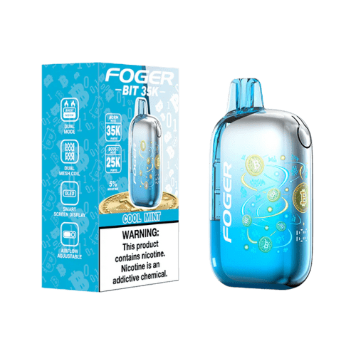 Foger Bit 35K 5% Rechargeable Disposable Foger Disposables Cool Mint / 35000+ / 5% (50mg)