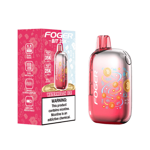 Foger Bit 35K 5% Rechargeable Disposable Foger Disposables Watermelon Ice / 35000+ / 5% (50mg)