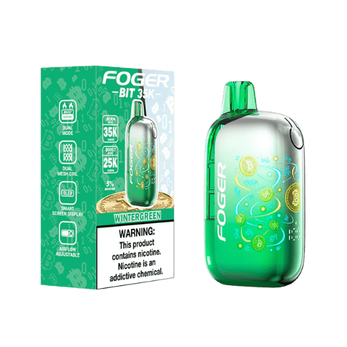 Foger Bit 35K 5% Rechargeable Disposable Foger Disposables Wintergreen / 35000+ / 5% (50mg)