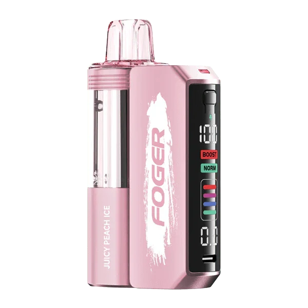Foger Switch Pro Kit 30K 5% Rechargeable Disposable Foger Disposables Juicy Peach Ice / 30000+ / 5% (50mg)