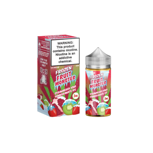 Frozen Fruit Monster Salts Frozen Fruit Monster Nic Salt Juice Strawberry Kiwi Pomegranate Ice / 30mL / 24mg & 48mg
