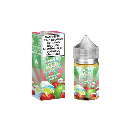 Frozen Fruit Monster Salts Frozen Fruit Monster Nic Salt Juice Strawberry Lime Ice / 30mL / 24mg & 48mg