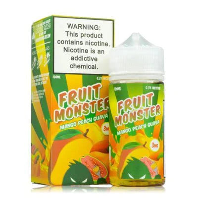 Fruit Monster 100mL Monster Labs E-Juice Mango Peach Guava Fruit Monster / 3mg / 100mL
