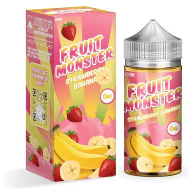 Fruit Monster 100mL Monster Labs E-Juice Strawberry Banana / 3mg / 100mL
