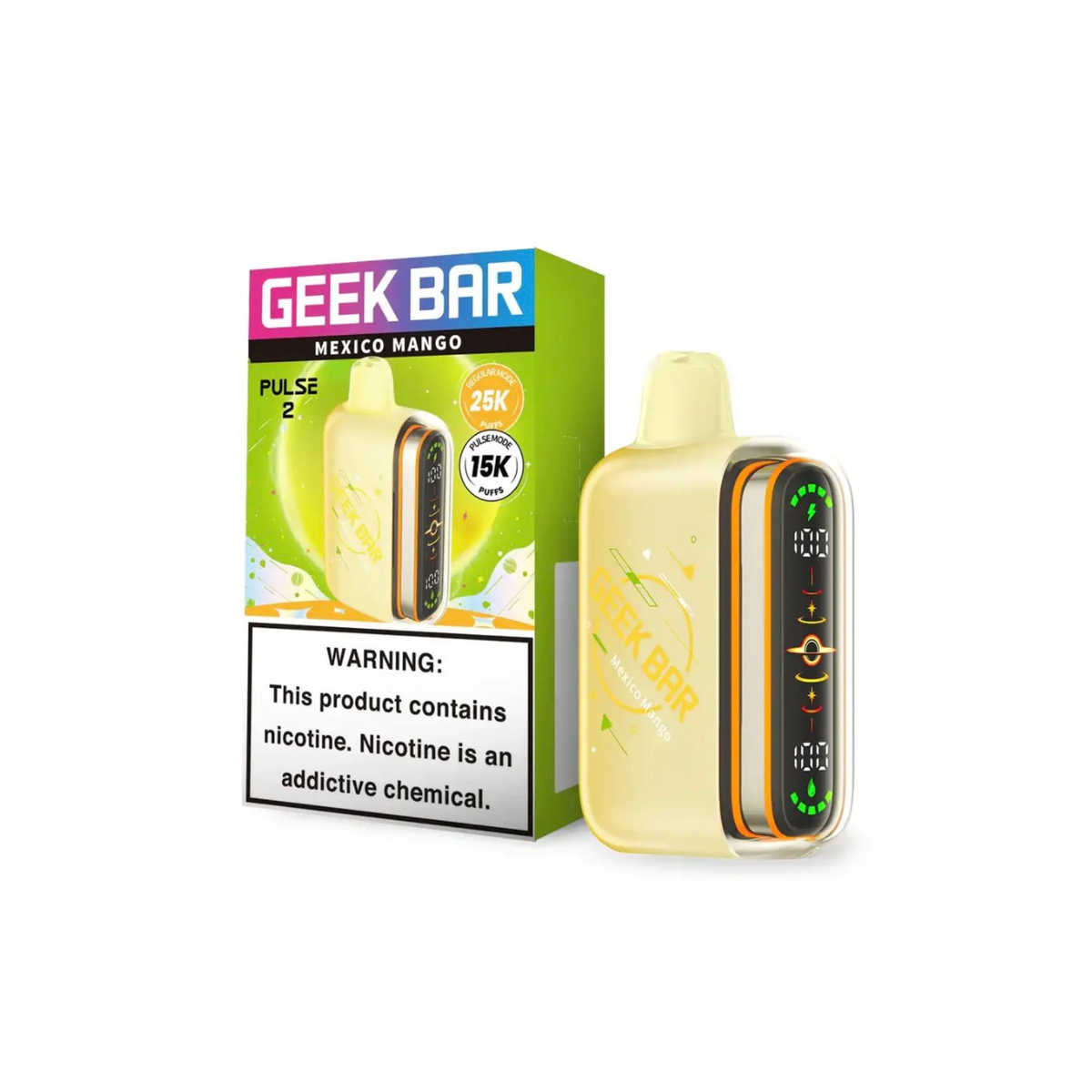 Geek Bar Pulse 2 25000 5% Disposables Geek Bar Mexico Mango 25000+ / 5%(50mg)