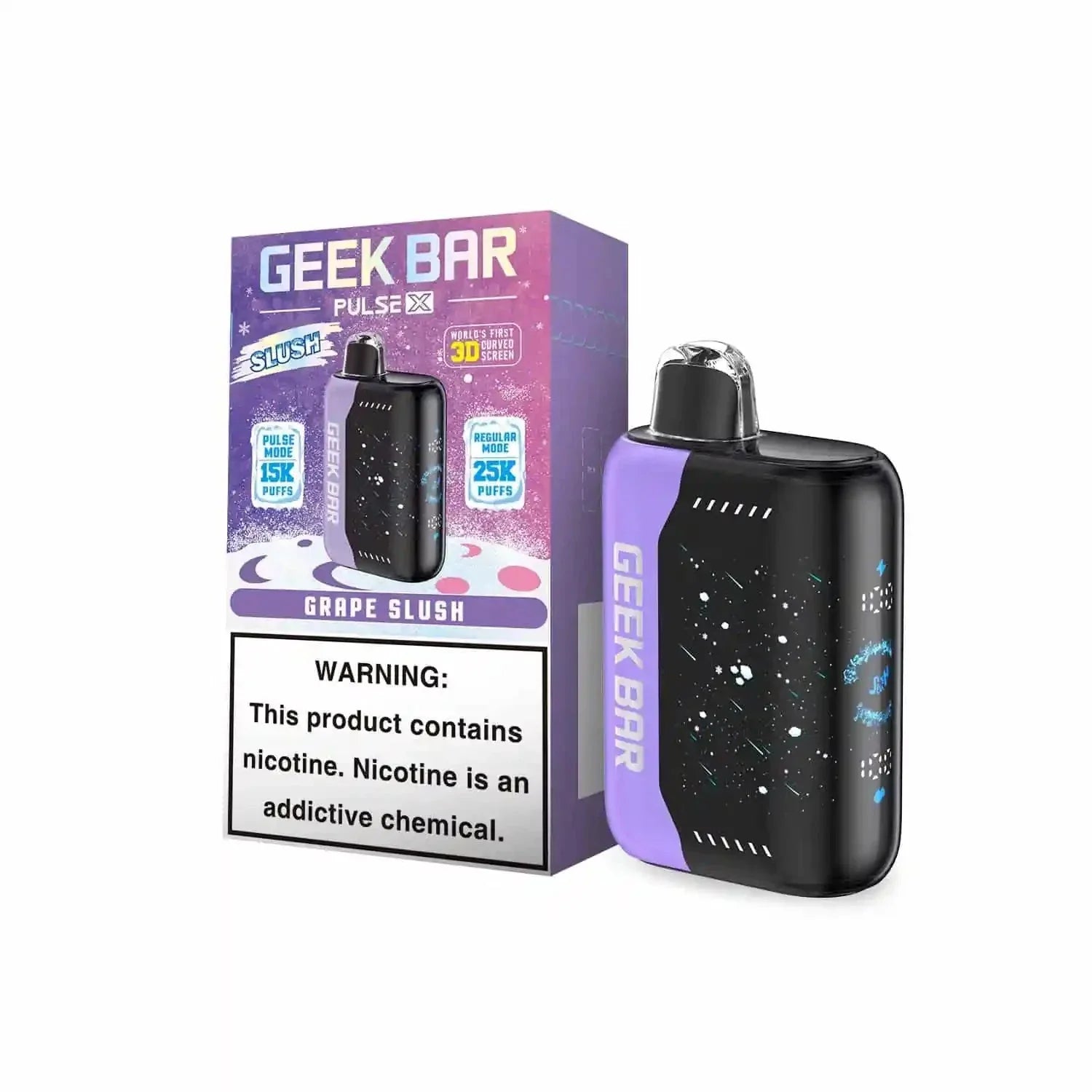 Geek Bar Pulse X 25000 5% Geek Bar Disposables Grape Slush / 5% (50mg) / 25000+
