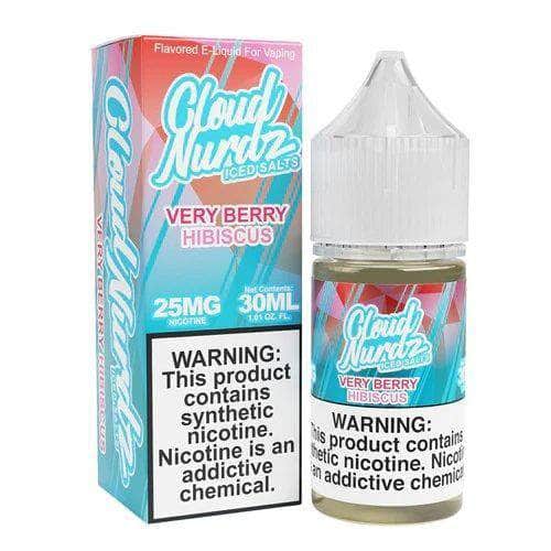 Cloud Nurdz Iced Salt 30mL Cloud Nurdz Nicotine Salt Juice Iced Very Berry Hibiscus / 25mg