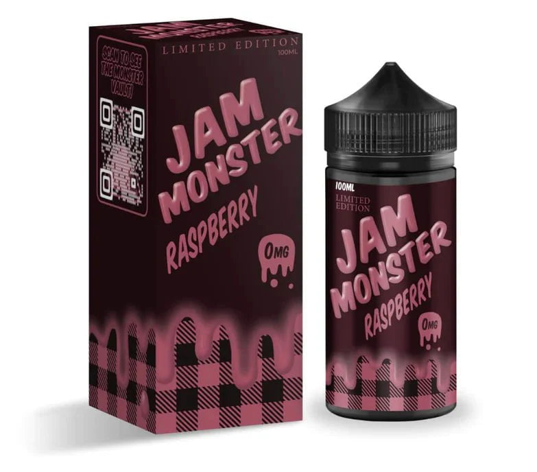 Jam Monster 100mL Monster Labs E-Juice Raspberry Jam Monster / 3mg / 100mL