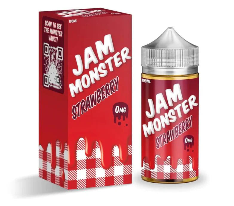 Jam Monster 100mL Monster Labs E-Juice Strawberry Jam Monster / 3mg / 100mL