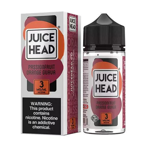 Juice Head 100mL Juice Head E-Juice Passionfruit Orange Guava Juice Head / 3mg / 100mL