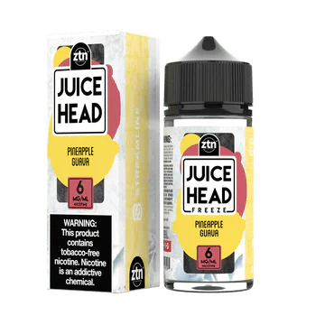 Juice Head Freeze 100mL Juice Head E-Juice Pineapple Guava Freeze / 3mg / 100mL