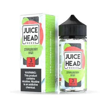 Juice Head Freeze 100mL Juice Head E-Juice Strawberry Kiwi Freeze / 0mg / 100mL