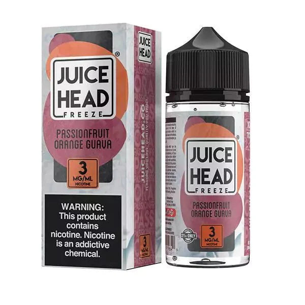 Juice Head Freeze 100mL Juice Head E-Juice Passionfruit Orange Guava Freeze / 3mg / 100mL