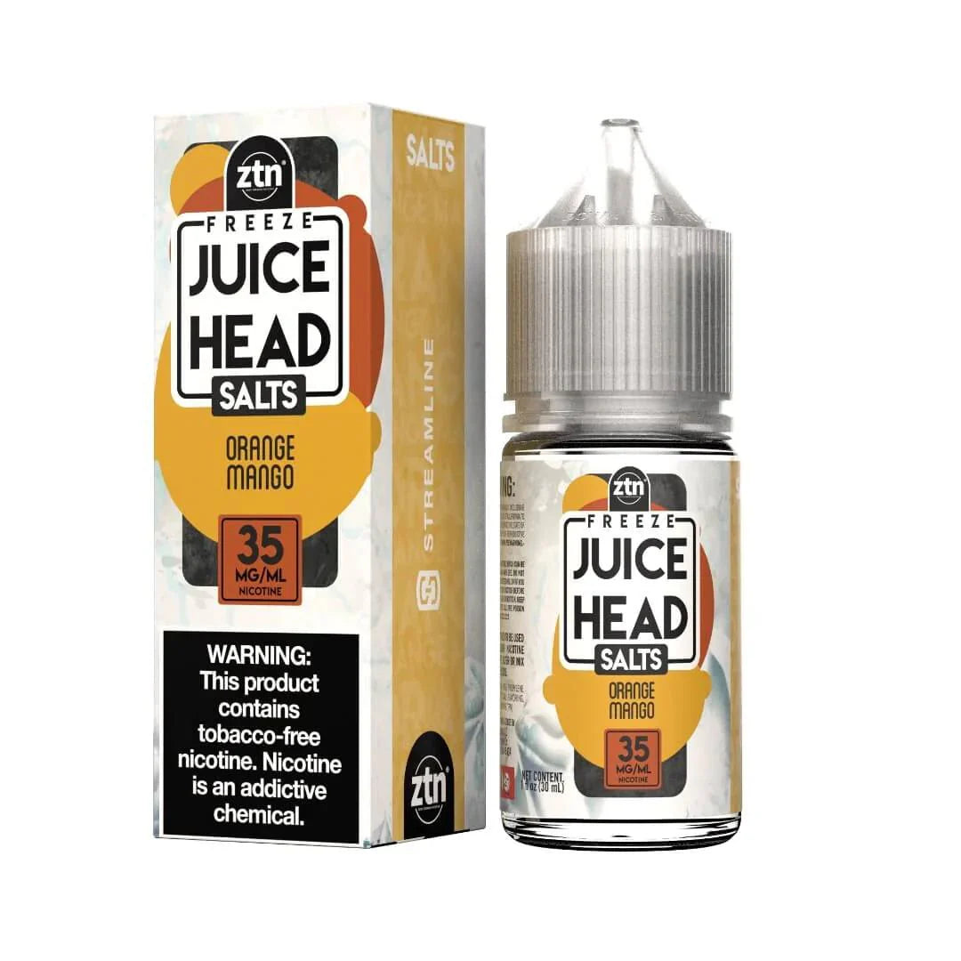 Juice Head Freeze Salt 30mL Juice Head Nic Salt Juice Orange Mango Freeze / 30mL / 25mg, 35mg, & 50mg