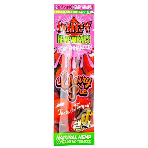 Juicy Organic Wraps High Hemp Wraps Smoking Accessories Cherry Pie / 2-Pack