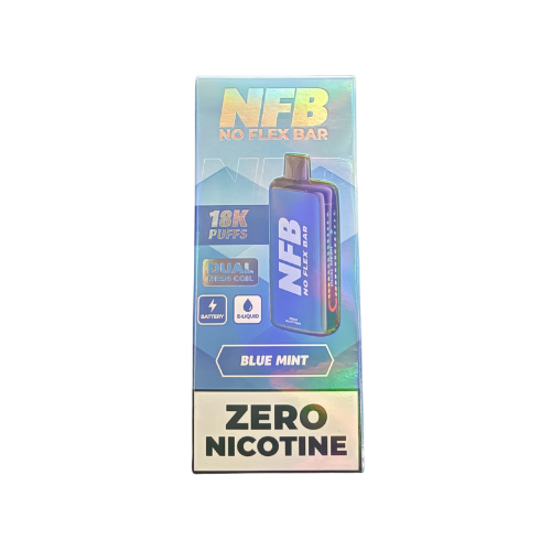 NFB No Flex Bar 18K 0% NFB Disposable Blue Mint / 18000+ / 0%(Nicotine Free)