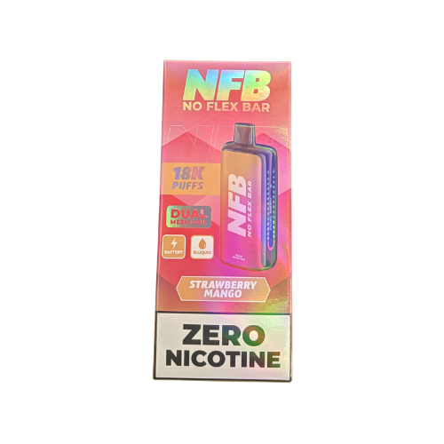 NFB No Flex Bar 18K 0% NFB Disposable Strawberry Mango / 18000+ / 0%(Nicotine Free)
