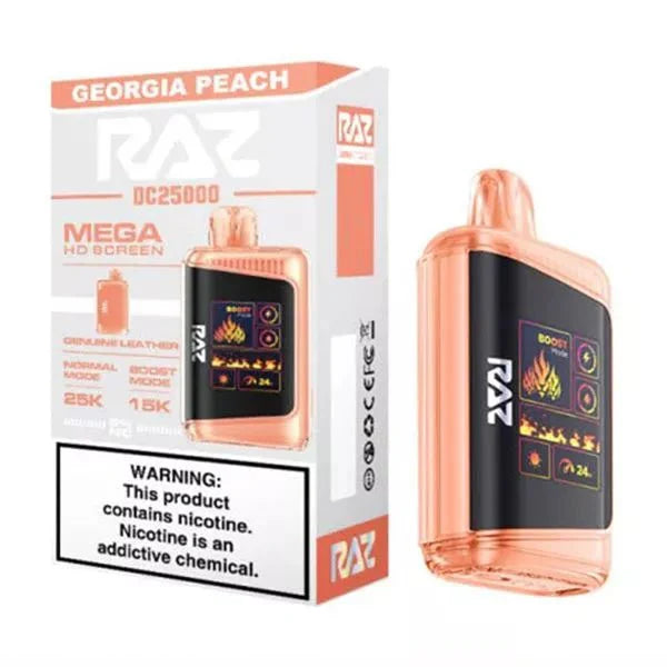 Raz DC25000 5% Raz Disposables Georgia Peach / 25000+ / 5% (50mg)