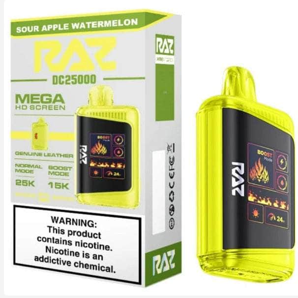 Raz DC25000 5% Raz Disposables Sour Apple Watermelon / 25000+ / 5% (50mg)