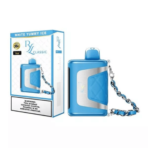 Raz RYL Classic 35000 5% Rechargeable Disposable Raz Disposables White Yummy Ice / 35000+ / 5% (50mg)