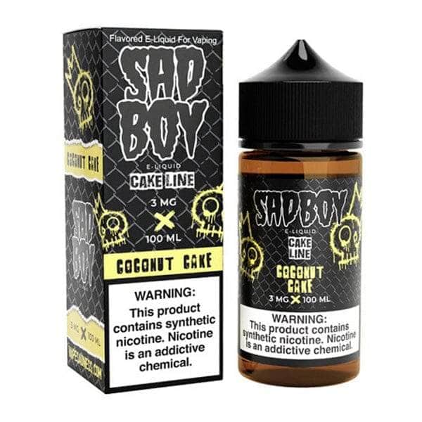 SadBoy 100mL SadBoy e-Juice Coconut Cake / 3mg / 100mL