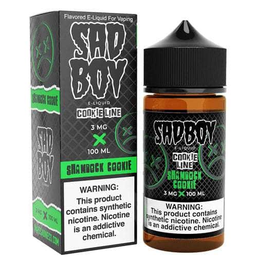 SadBoy 100mL SadBoy e-Juice Shamrock Cookie / 3mg / 100mL