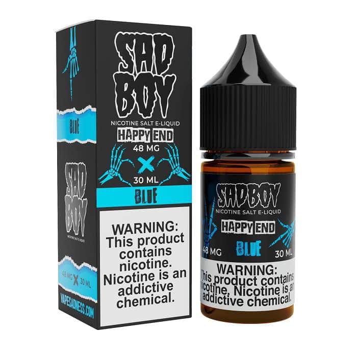 SadBoy Salt 30mL SadBoy e-Liquids Nic Salts Happy End Blue 48mg