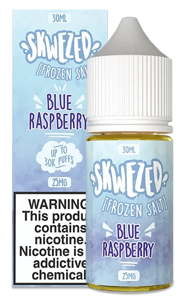 Skwezed Iced Nic Salts 30mL Skwezed Nic Salt Juice Blue Blast Ice Skwezed / 25mg