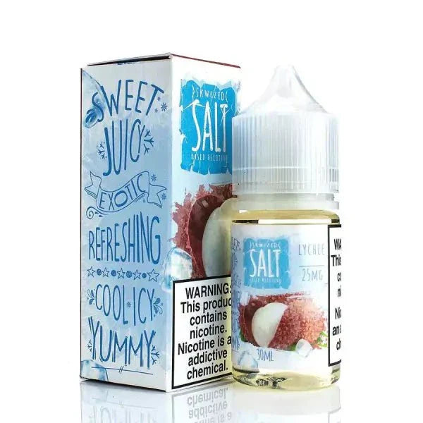 Skwezed Iced Nic Salts 30mL Skwezed Nic Salt Juice Lychee Ice Skwezed / 25mg & 50mg