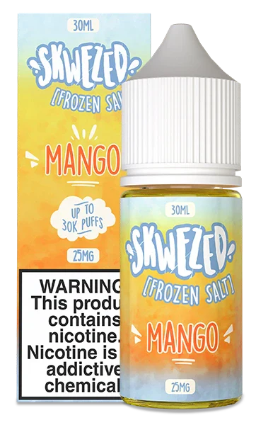 Skwezed Iced Nic Salts 30mL Skwezed Nic Salt Juice Mango Ice Skwezed / 25mg & 50mg