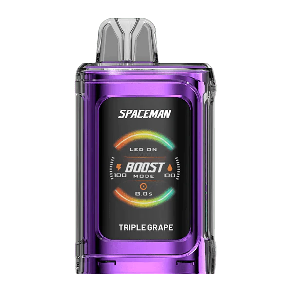 Spaceman Prism 20k 5% Spaceman Disposables Triple Grape / 20000+ / 5% (50mg)
